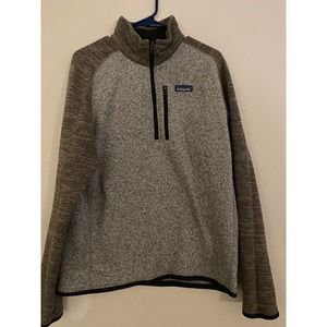 Patagonia Better Sweater Mens Large 1/4 Zip Fleece Long Sleeve Pullover Rare
